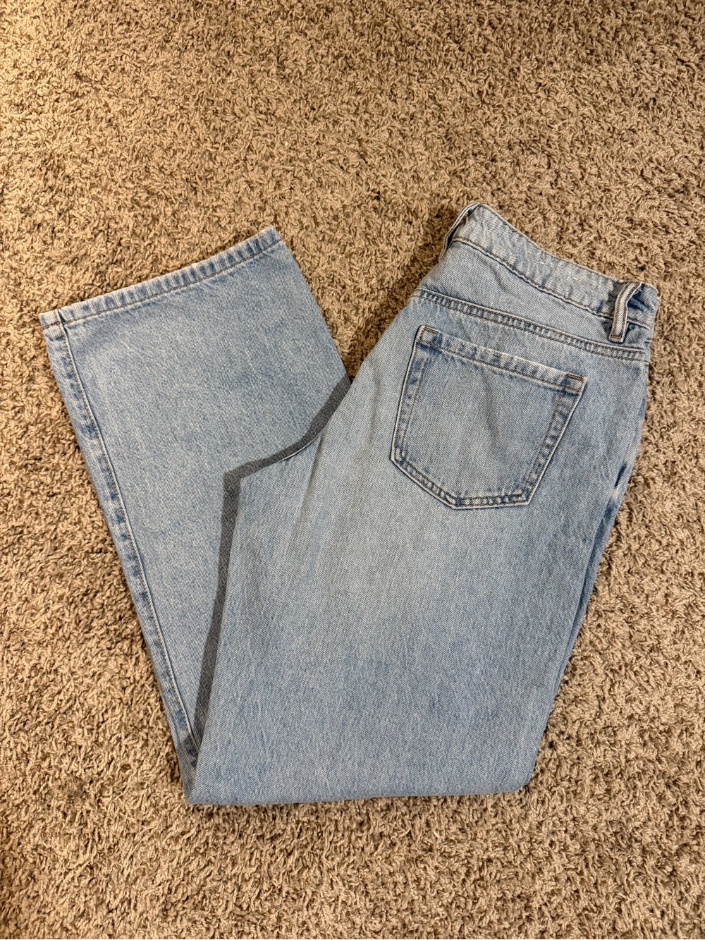 Garage Light Blue Straight Leg Jeans | size 7/28